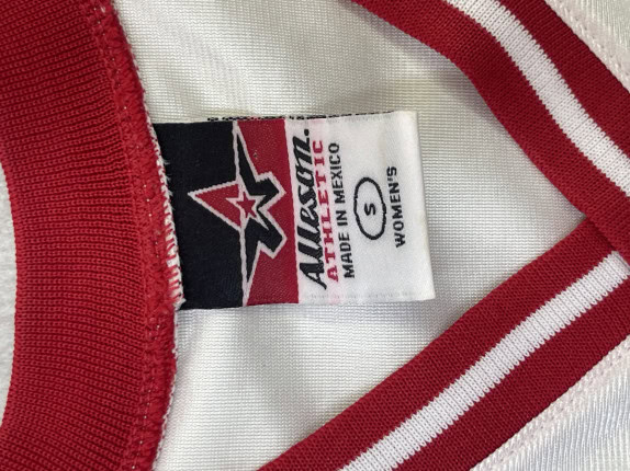 ALLESON SPORTSWEAR FOOTBALL JERSEY SPORTY WHITE RED ΑΝΤΡΙΚΟ PRE OWNED S