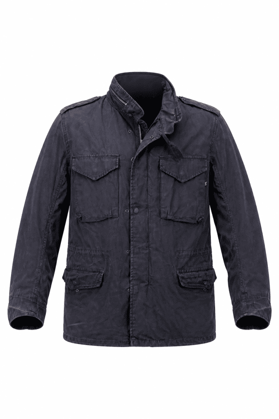 1980s ALPHA INDUSTRIES GIACCA MILITARY NAVY UOMO PRE OWNED M