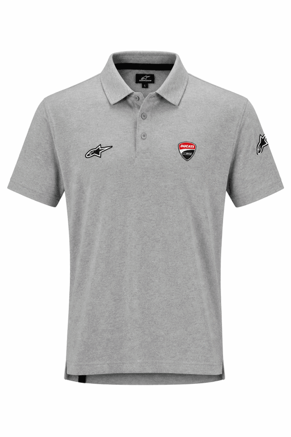 ALPINESTARS ΠΟΛΟ SHIRT RACING ΓΚΡΙ ΑΝΤΡΙΚΟ PRE OWNED L