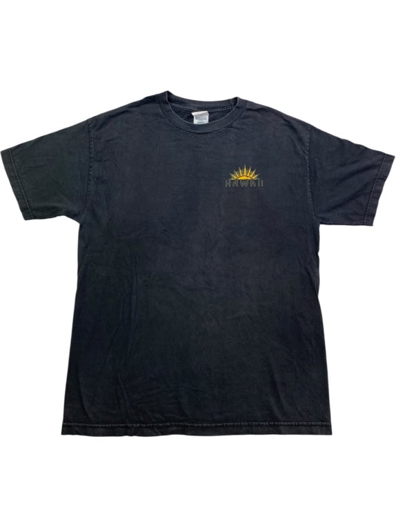 ALSTYLE HAWAII ISLANDS BACK PRINT T-SHIRT ΜΑΥΡΟ UNISEX L