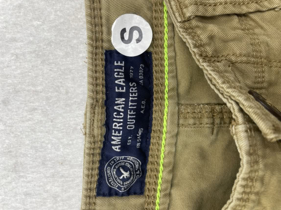 AMERICAN EAGLE CARGO SHORTS UTILITY KHAKI ΑΝΤΡΙΚΟ PRE OWNED S