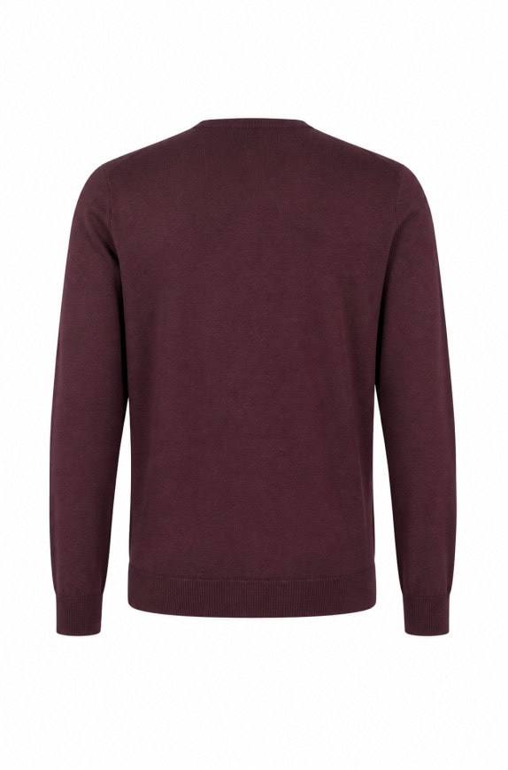 AMERICAN EAGLE ΠΟΥΛΟΒΕΡ V NECK MINIMAL BORDEAUX ΑΝΤΡΙΚΟ PRE OWNED L