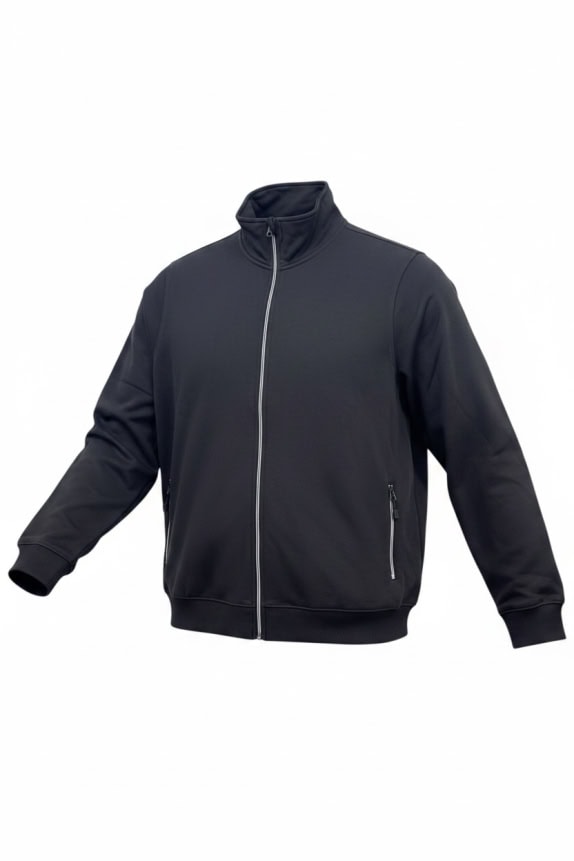 Ανδρική Ζακέτα Full Zip Μαύρη Unisex XL