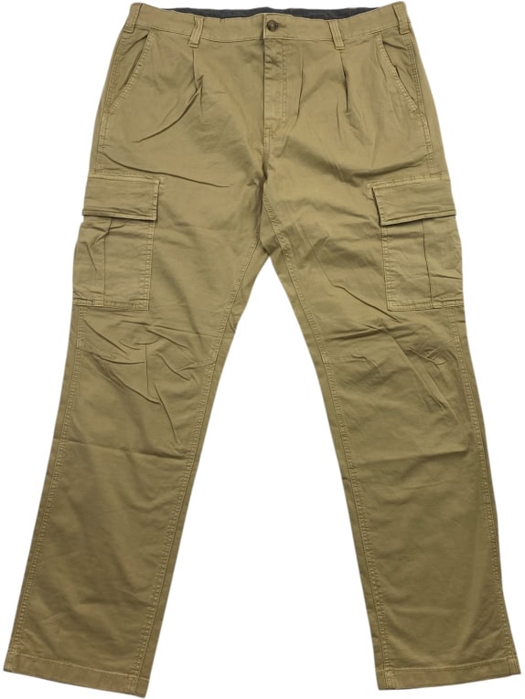 Men’s Cargo Pants Casual No Logo Beige/Khaki W40