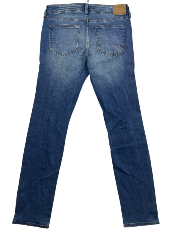 Men’s Blue Distressed Slim Fit Jeans Size 34