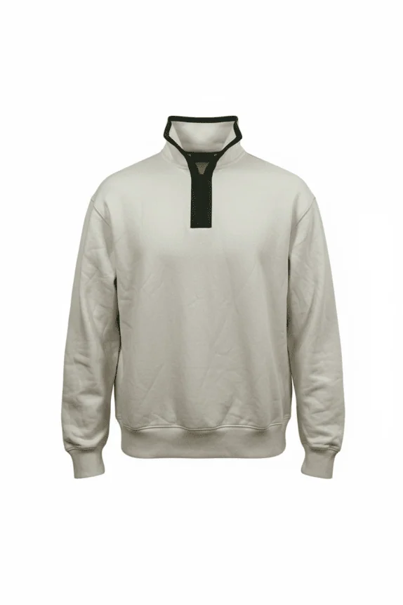 Ανδρικό Φούτερ Zara Μπεζ Half-Zip XXL