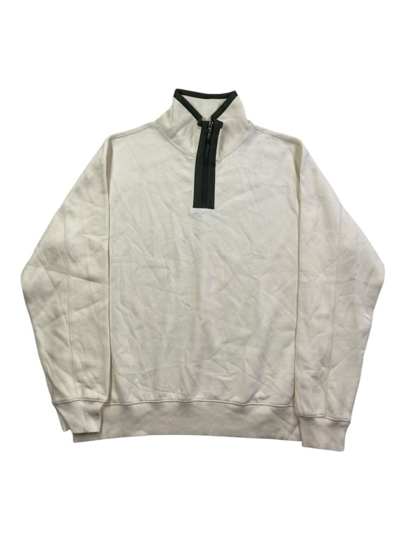 Ανδρικό Φούτερ Zara Μπεζ Half-Zip XXL