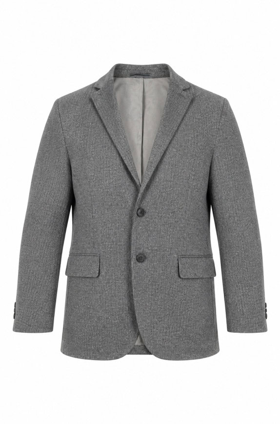 MENS BLAZER MINIMAL GREY PRE OWNED M