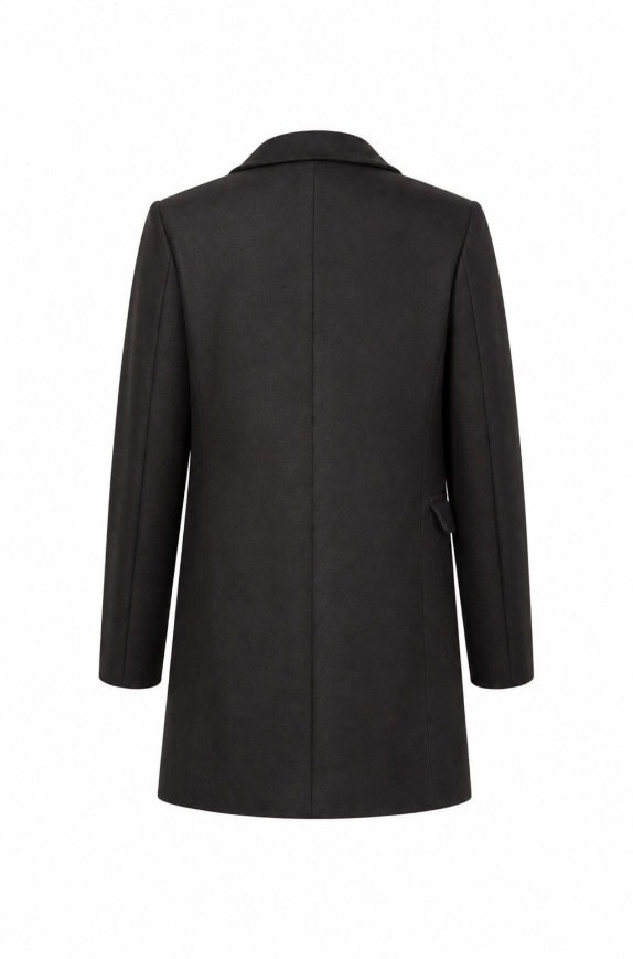 VINTAGE CLASSIC COAT 90S BLACK MEN PRE OWNED