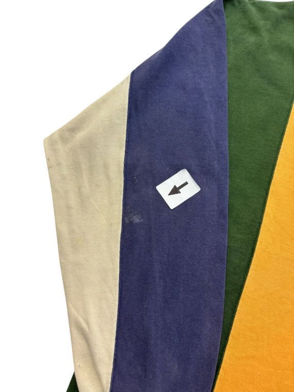 APPAREL WORKSHOP ΡΑΓΚΜΠΙ ΜΠΛΟΥΖΑ RETRO COLORBLOCK ΠΟΛΥΧΡΩΜΟ ΑΝΤΡΙΚΟ PRE OWNED XL