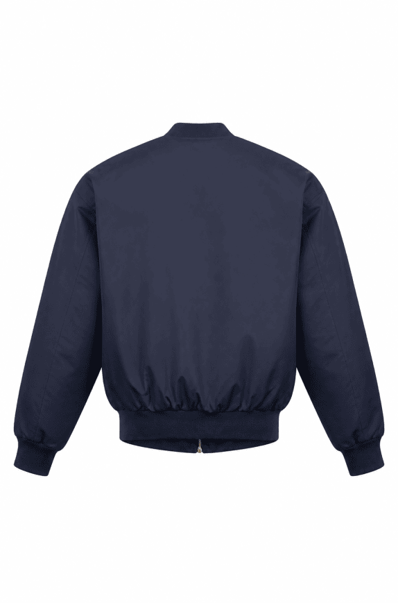 ARAMARK BOMBER JACKET WORKWEAR BLU NAVY UOMO PRE OWNED S