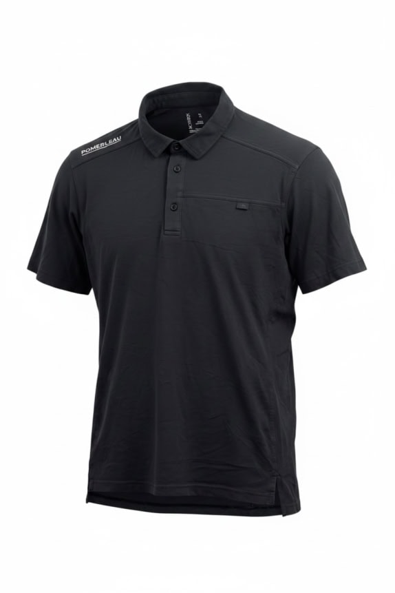 ARC'TERYX ΜΠΛΟΥΖΑ POLO ΠΑΝΩ ΣΤΟΝ ΩΜΟ LOGO ΜΑΥΡΗ UNISEX M