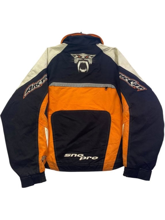 ARCTICWEAR ΜΠΟΥΦΑΝ RACING GRAPHIC ΜΑΥΡΟ ΠΟΡΤΟΚΑΛΙ ΑΝΤΡΙΚΟ PRE OWNED L