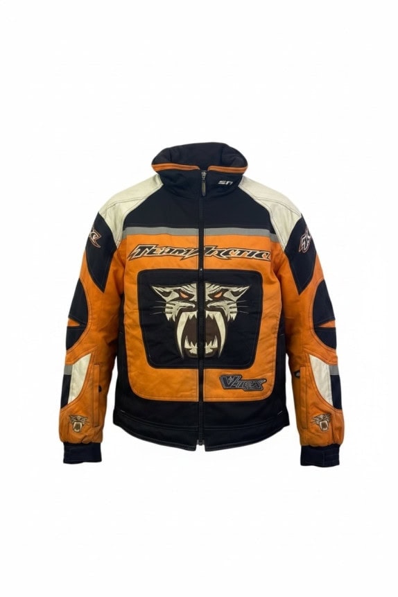 ARCTICWEAR ΜΠΟΥΦΑΝ RACING GRAPHIC ΜΑΥΡΟ ΠΟΡΤΟΚΑΛΙ ΑΝΤΡΙΚΟ PRE OWNED L