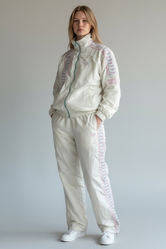 ARENA Φόρμα Σετ Vintage Με Λογότυπο Off-White Γυναικεία M