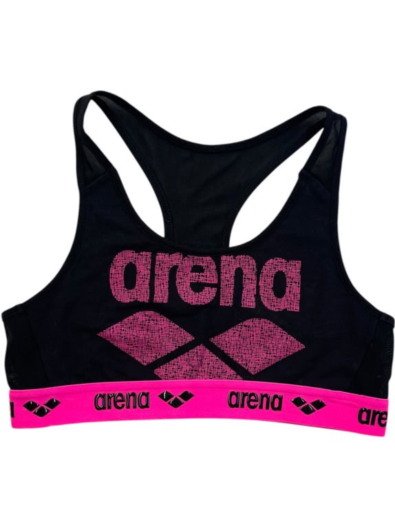 ARENA SPORTS BRA ATHLETIC BLACK PINK ΓΥΝΑΙΚΕΙΟ PRE OWNED S