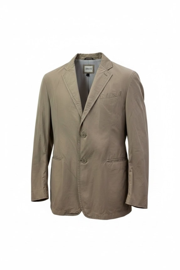 ARMANI COLLEZIONI BLAZER MINIMAL BEIGE UOMO PRE OWNED L