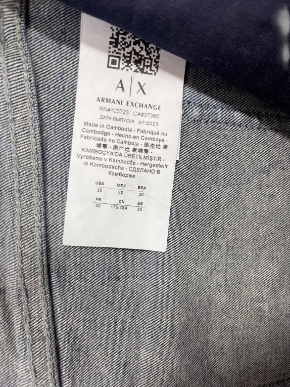 Armani Exchange Jeans da donna blu M