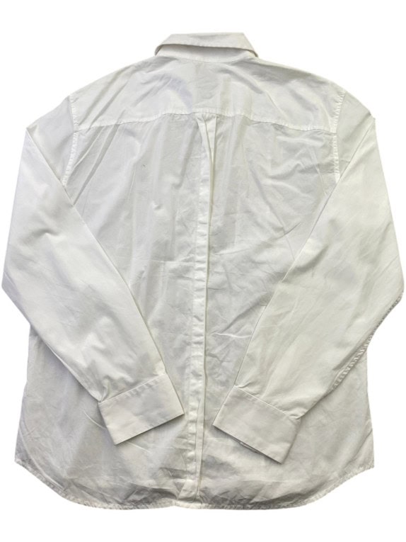 ARMANI EXCHANGE CAMICIA PLISSE BIANCA UOMO PRE OWNED L
