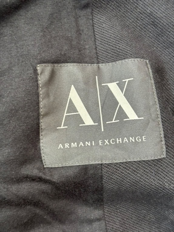 ARMANI EXCHANGE ΣΑΚΑΚΙ MINIMAL ΜΑΥΡΟ ΑΝΤΡΙΚΟ PRE OWNED L