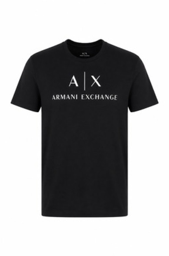 ARMANI EXCHANGE T SHIRT GRAPHIC BLACK MEN PRE OWNED M