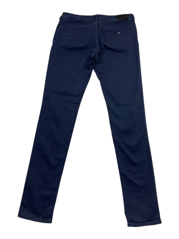 Armani Jeans Denim Pants Slim Logo Dark Blue Women’s L
