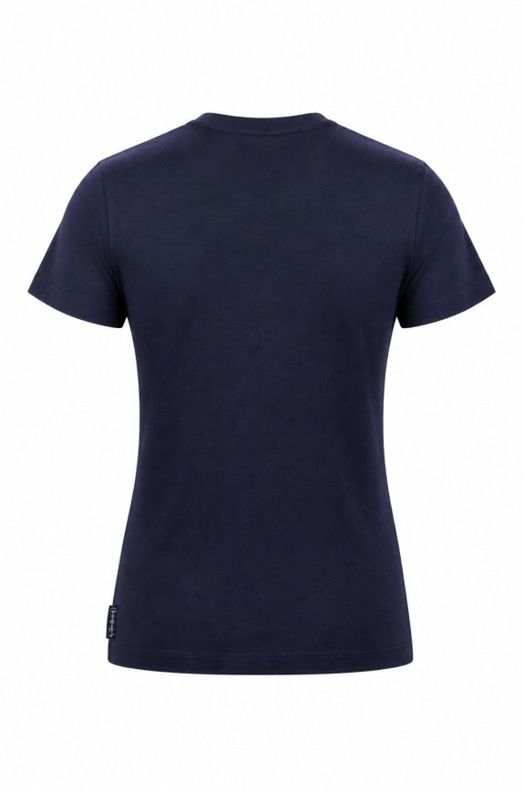 ARMANI JEANS GRAPHIC TEE NAVY WOMEN PRE OWNED M