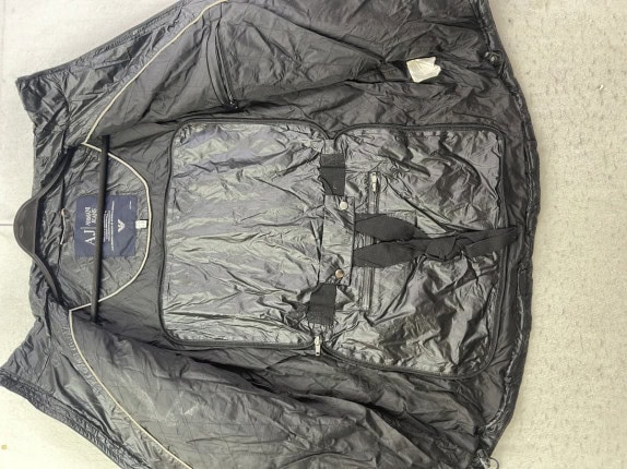 ARMANI JEANS JACKET MINIMAL NERO UOMO PRE OWNED M