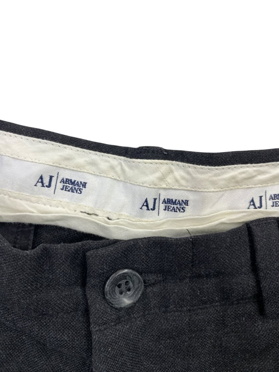ARMANI JEANS PANTALONE CASUAL LOGO NERO UOMO M