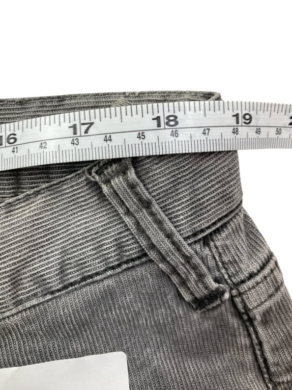 Armani Jeans Παντελόνι Casual Βελουτέ με Λογότυπο Γκρι Ανδρικό XL