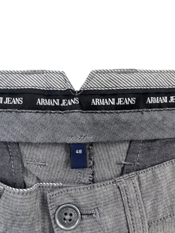 Armani Jeans Παντελόνι Chino Minimal Γκρι Ανδρικό S