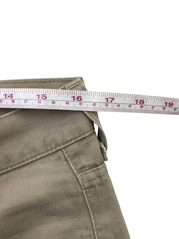 ARMANI JEANS PANTALONI CHINO MINIMAL BEIGE UOMO PRE OWNED M