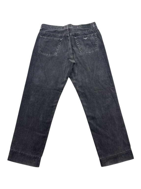 Armani Jeans Παντελόνι Corduroy Vintage Logo Γκρι Γυναικείο L