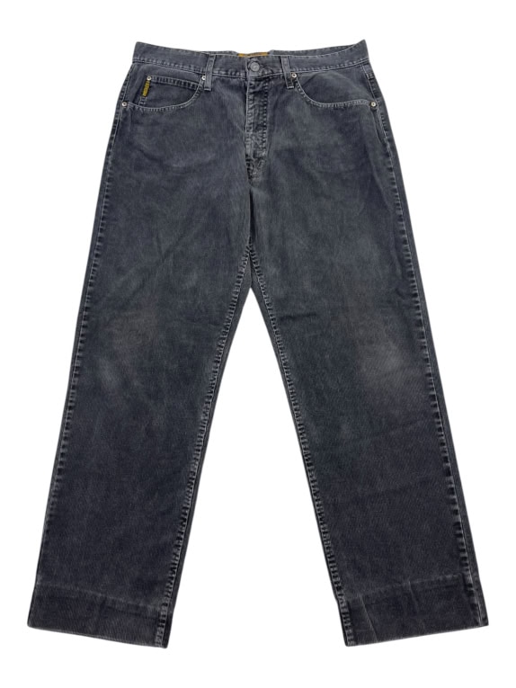 Armani Jeans Παντελόνι Corduroy Vintage Logo Γκρι Γυναικείο L