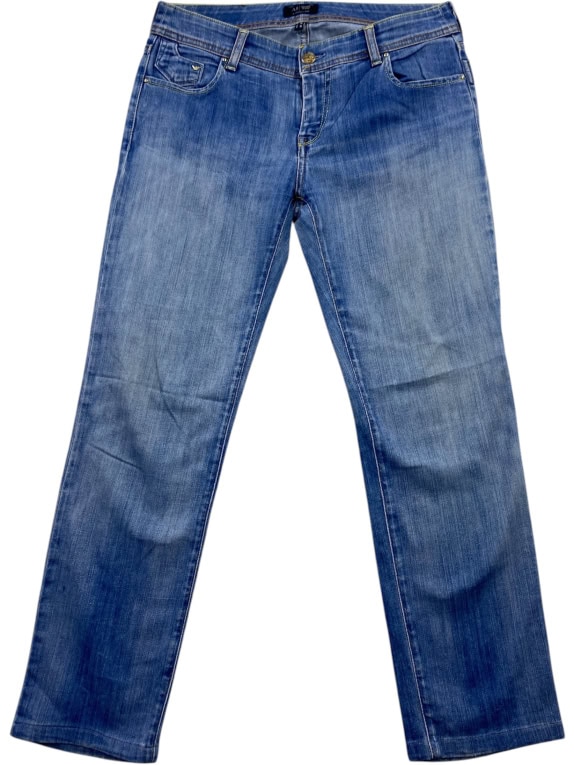 ARMANI JEANS ΠΑΝΤΕΛΟΝΙ DENIM VINTAGE LOGO ΜΠΛΕ ΓΥΝΑΙΚΕΙΟ S