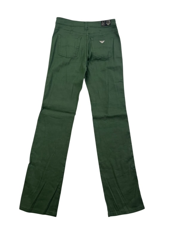 Armani Jeans Παντελόνι Flare Vintage Χακί Πράσινο Γυναικείο S