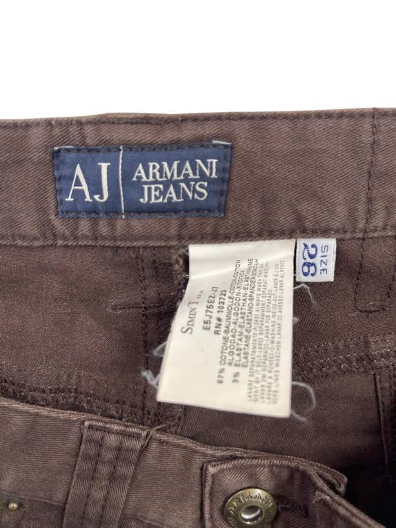 Armani Jeans Παντελόνι Καφέ Γυναικείο XS