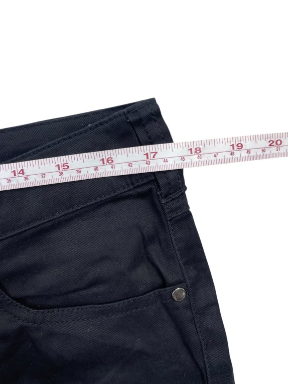 Armani Jeans Παντελόνι Slim Minimal Μαύρο Γυναικείο L