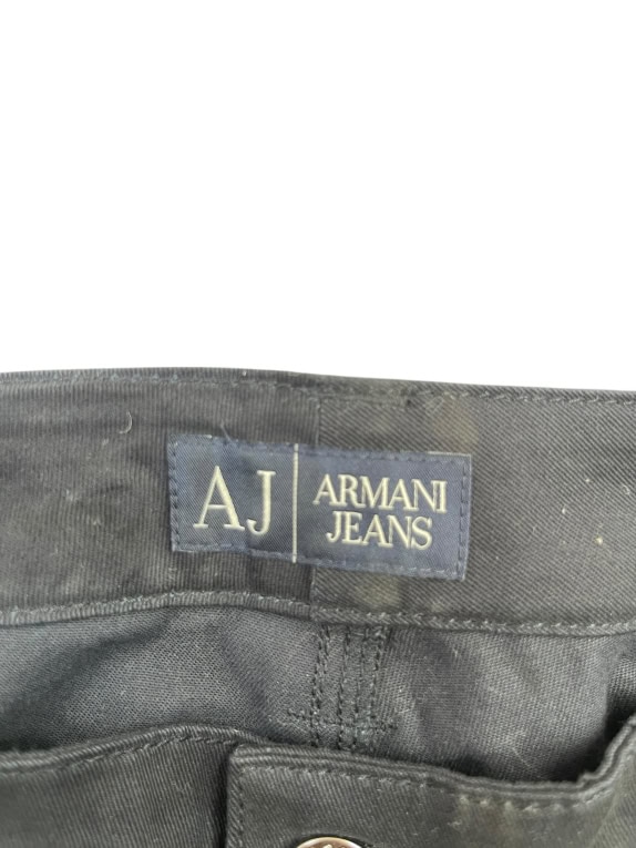 Armani Jeans Παντελόνι Slim Minimal Μαύρο Γυναικείο L
