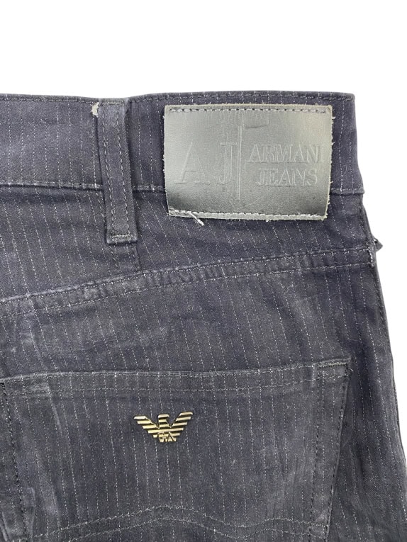 ARMANI JEANS ΠΑΝΤΕΛΟΝΙ VINTAGE COMFORT FIT ΜΕ ΛΟΓΟΤΥΠΟ ΣΚΟΥΡΟ ΜΠΛΕ ΑΝΔΡΙΚΟ M