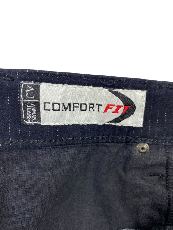 ARMANI JEANS ΠΑΝΤΕΛΟΝΙ VINTAGE COMFORT FIT ΜΕ ΛΟΓΟΤΥΠΟ ΣΚΟΥΡΟ ΜΠΛΕ ΑΝΔΡΙΚΟ M