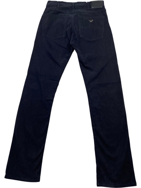 ARMANI JEANS ΠΑΝΤΕΛΟΝΙ VINTAGE COMFORT FIT ΜΕ ΛΟΓΟΤΥΠΟ ΣΚΟΥΡΟ ΜΠΛΕ ΑΝΔΡΙΚΟ M