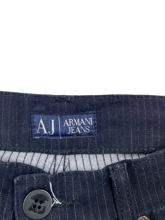 ARMANI JEANS ΠΑΝΤΕΛΟΝΙ VINTAGE COMFORT FIT ΜΕ ΛΟΓΟΤΥΠΟ ΣΚΟΥΡΟ ΜΠΛΕ ΑΝΔΡΙΚΟ M