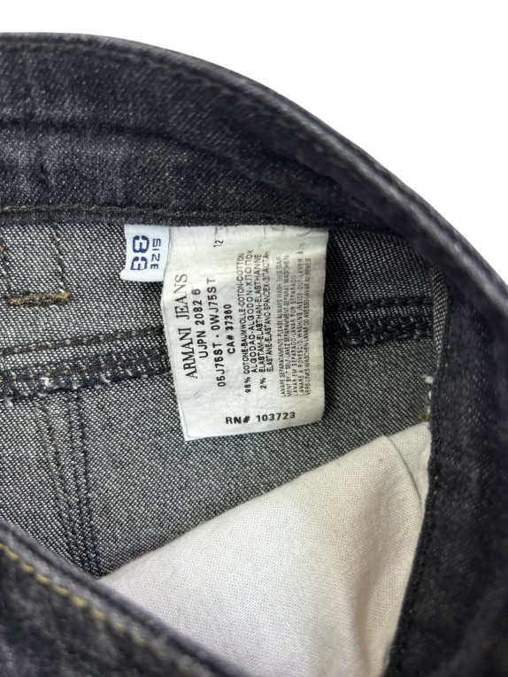 ARMANI JEANS ΠΑΝΤΕΛΟΝΙ VINTAGE ΜΑΥΡΟ ΓΥΝΑΙΚΕΙΟ L preowned