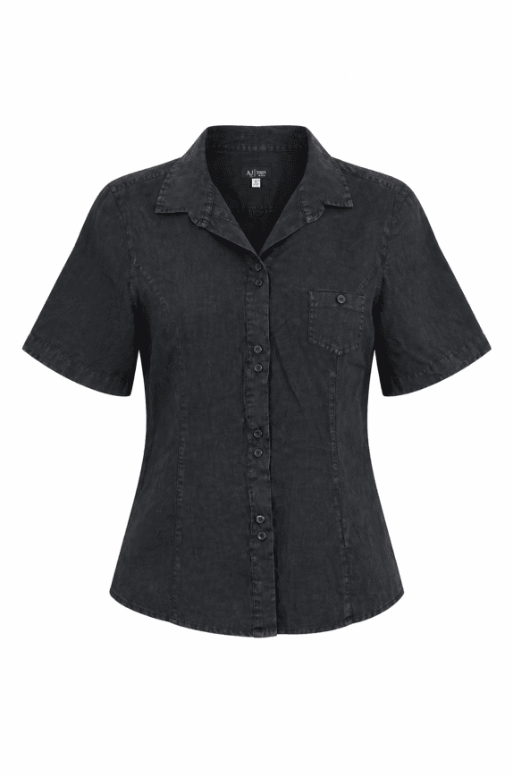ARMANI JEANS ΠΟΥΚΑΜΙΣΟ ΜΙΝΙΜΑΛ ΜΑΥΡΟ ΓΥΝΑΙΚΕΙΟ PRE OWNED S