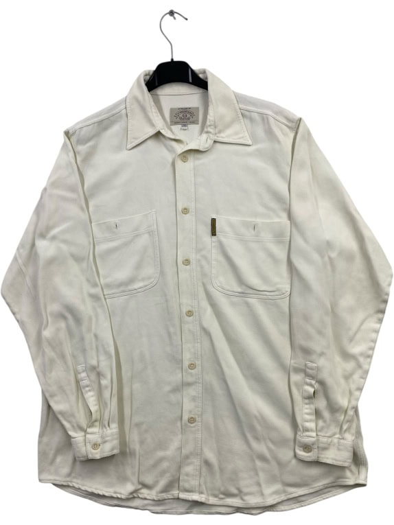 ARMANI JEANS VINTAGE SHIRT LOGO WHITE MEN L