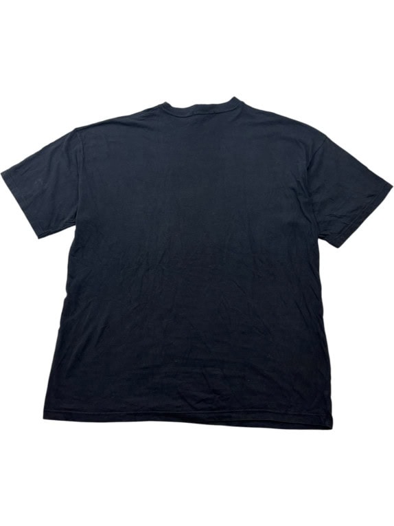 ARMANI JEANS GRAPHIC T SHIRT NAVY MENS PRE OWNED M