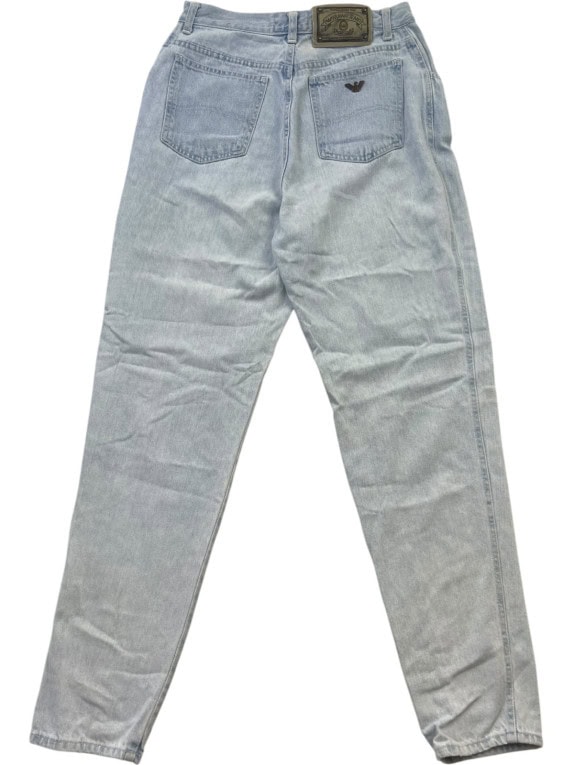 ARMANI JEANS ΤΖΙΝ ΠΑΝΤΕΛΟΝΙ VINTAGE WASHED BLUE UNISEX PRE OWNED XS