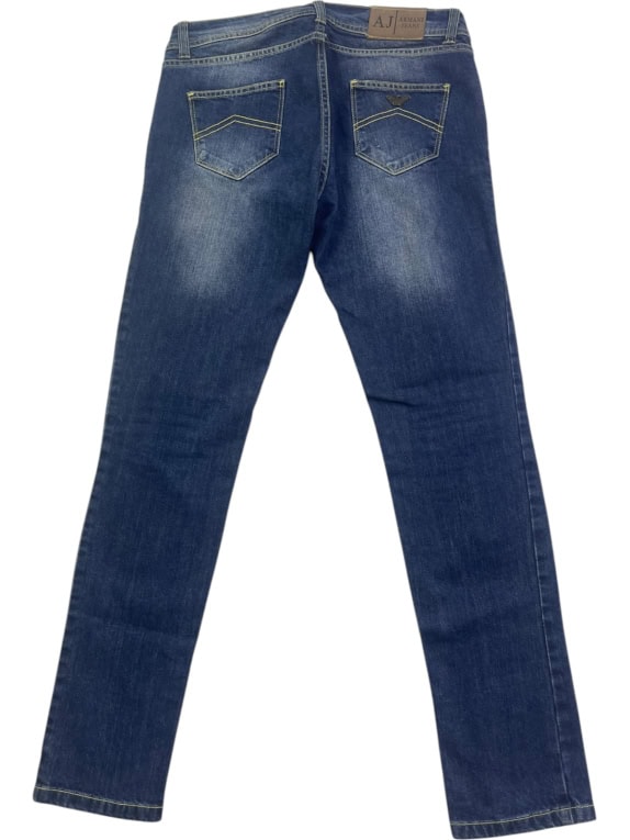 ARMANI JEANS JEANS WASHED BLUE UOMO PRE OWNED M/L