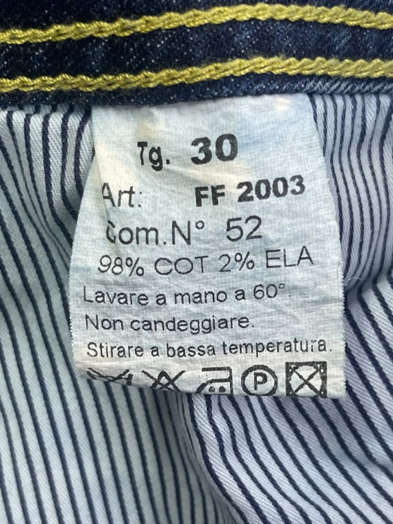 ARMANI JEANS JEANS WASHED BLUE UOMO PRE OWNED M/L